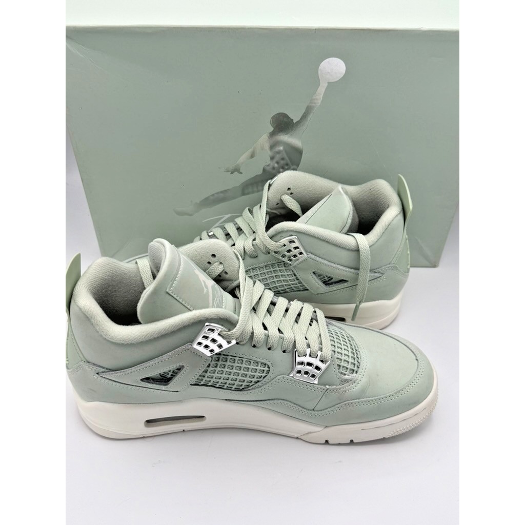 Nike Air Jordan 4 Retro Abundance Seafoam Hv0823-003 Women 10 Men 8.5 Box